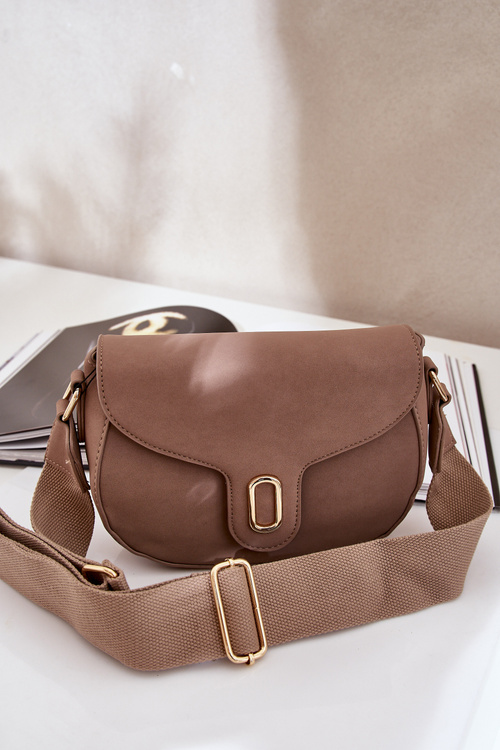 Kabelka Přes Rameno Z Eko Kůže Tmavě Béžová Samriddhi