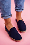 Dámské Espadrilky Big Star Slip-on Tmavě modré FF276036
