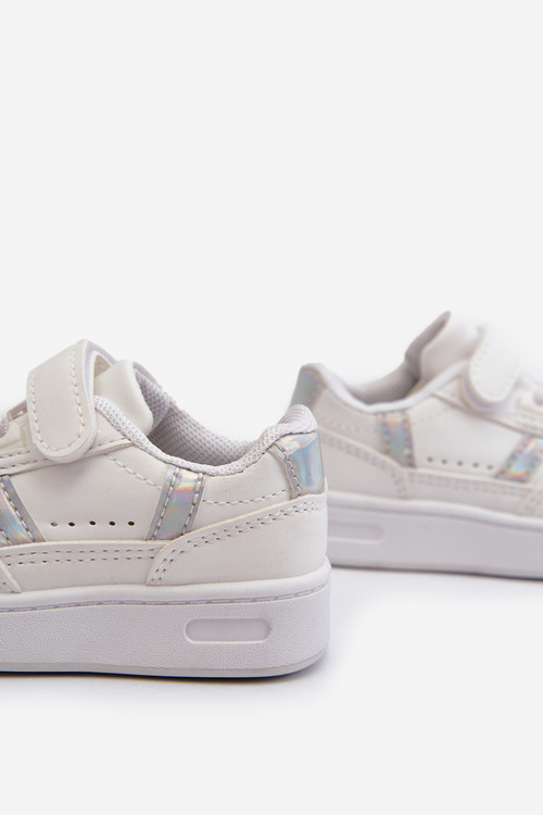 Klasické Dětské Sportovní Boty Bílé Marlin