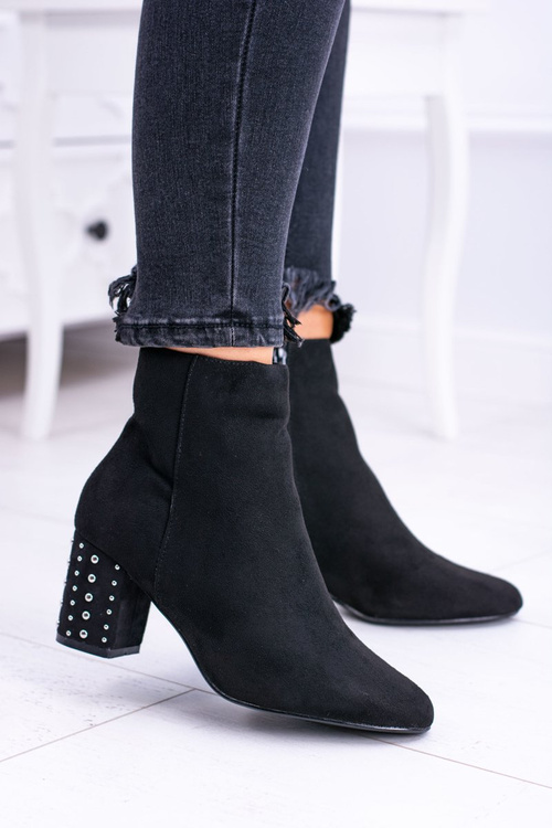 Teplé dámske topánky na stĺpiku Čierny Jokasta