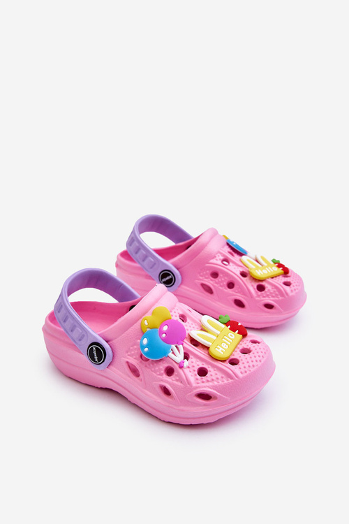Dětské pěnové lehké sandály Crocs růžové Sweets