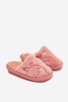 Dětské pantofle s kožíškem Růžové Norene