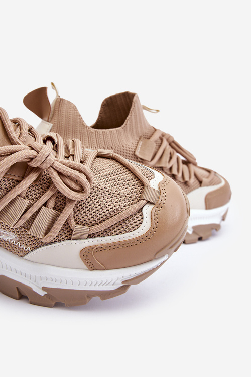 Dámské ponožkové tenisky Tmavě béžová Keaton