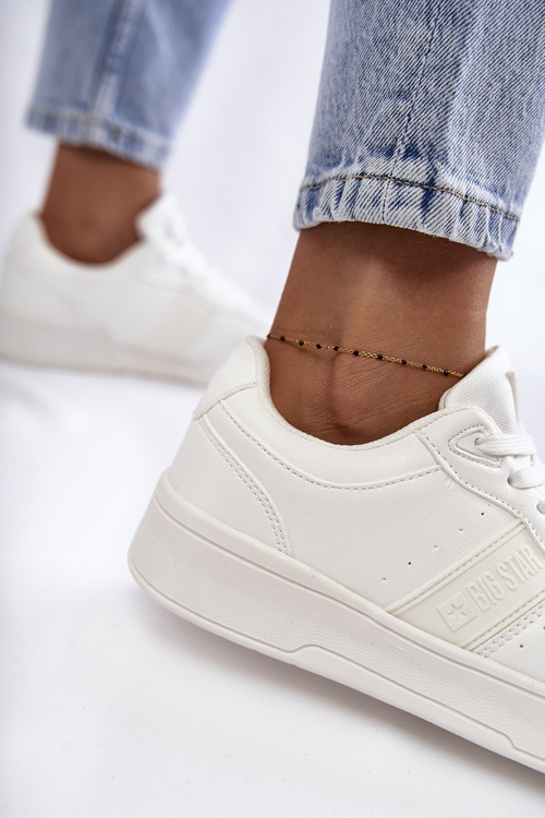 Memory Foam System Big Star nízké sportovní boty KK274259 Bílé