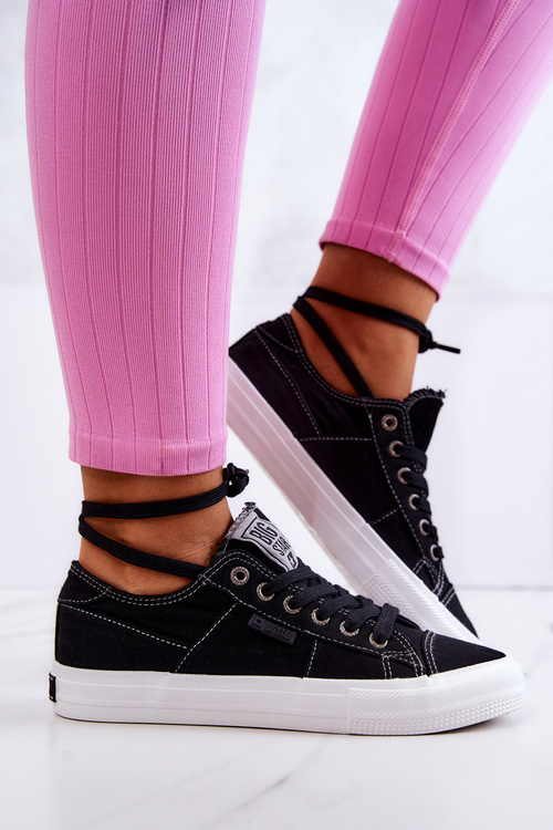 Dámske tenisky Veľká hviezda JJ274098 Čierne tenisky