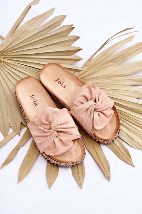 Dámské Pantofle Na Masivní Platformě Světle růžová Terisa