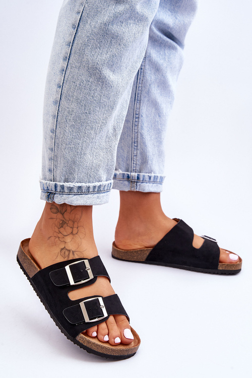 Dámske derpino čierne papuče