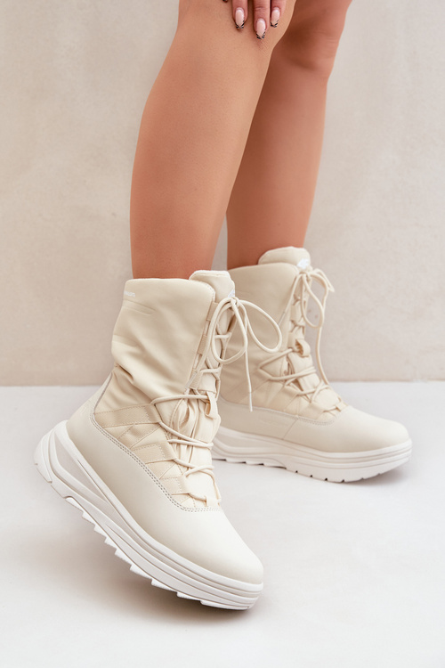 Dámske Snehové Topánky INUA S Izoláciou Primaloft 4F Béžové 4FRAW24FSBSF012