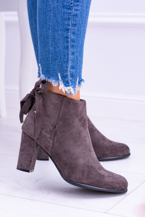 Sergio Leone kotníkové semišové boty Coffe Symfonia