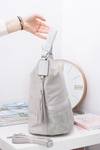 Gray Large Bag Women's Shopper Bag