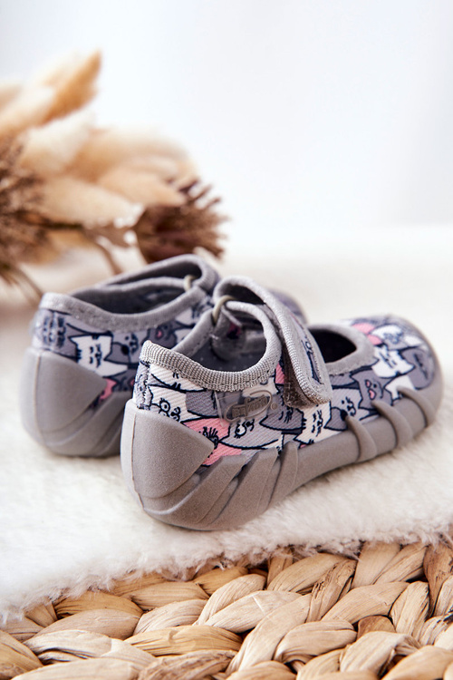 Ballerina Papcie Befado Kitty 109p241 Gray