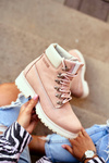 Dámska veľká hviezda Pastel Pink EE274034 topánky