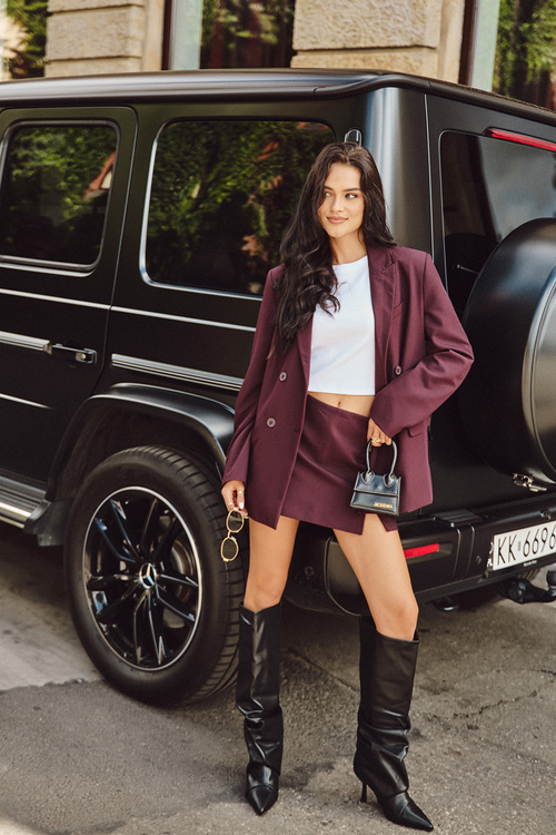 Zateplené nazúvacie dámske topánky na podpätku s riasením Čierne Angelica