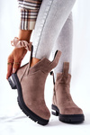 Izolované topánky Bundy s cappuccino My Way Zipper