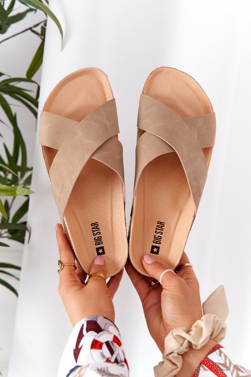 Veľká hviezda HH274593 Kožená kožená flip -flops