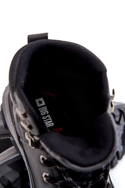 Pánské boty Memory Foam Big Star KK174120 Černe