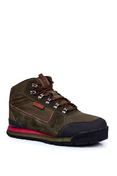 Pánske turistické topánky Big Star Outdoor Khaki GG174200