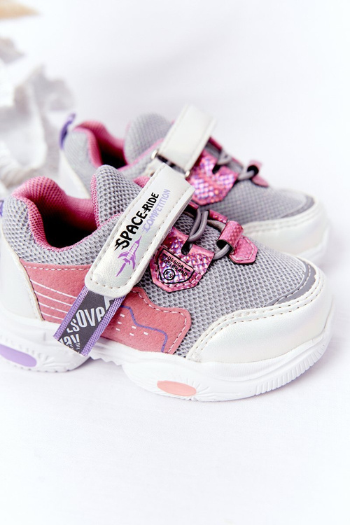 Dětské Sportovní Boty Bílé -Růžové Space Ride