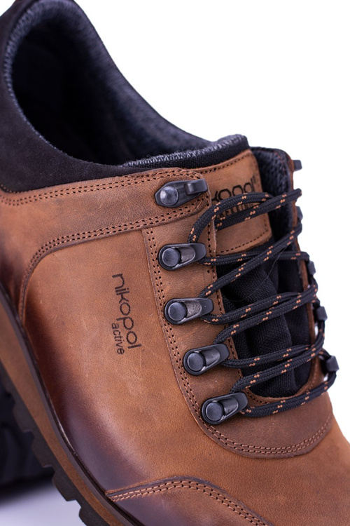 Pánské trekkingové hnědé boty Nikopol 1685