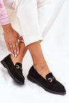 Dámske Mokasíny So Zlatým Detailom Čierne Labirae