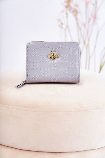 Dámská malá peněženka s ornamentem Světle modrá Sanchos