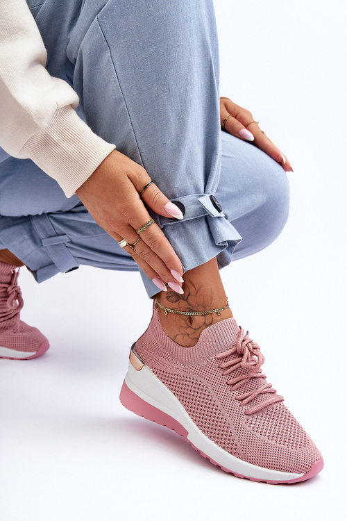 Materiály Slip -up Sports Shoes Pink Visconti