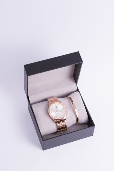 Dámske zlaté hodinky s náramkom Bellos