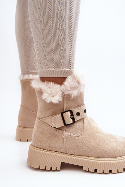 Dámske topánky s béžovým posúvačom Morcos