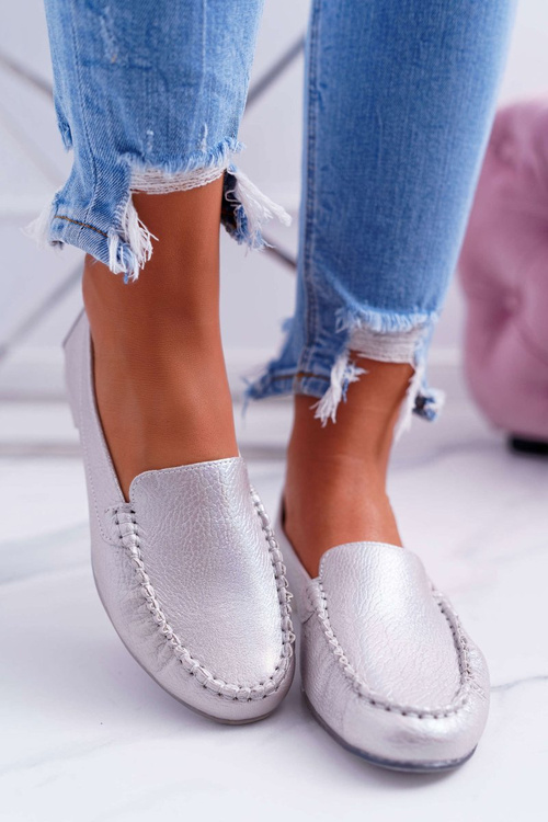 Dámske mokasíry Sergio Leone Pink Pearl Winted