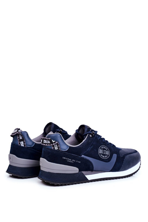 Pánske športové topánky tenisky Big Star Navy GG174547