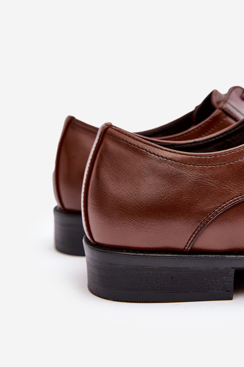 Pánska kožená hnedá topánky harrene