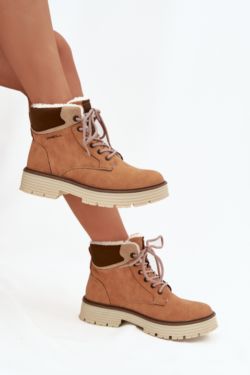 Zateplené dámské trekovky O'NEILL BENICIA WOMEN HIGH Camel