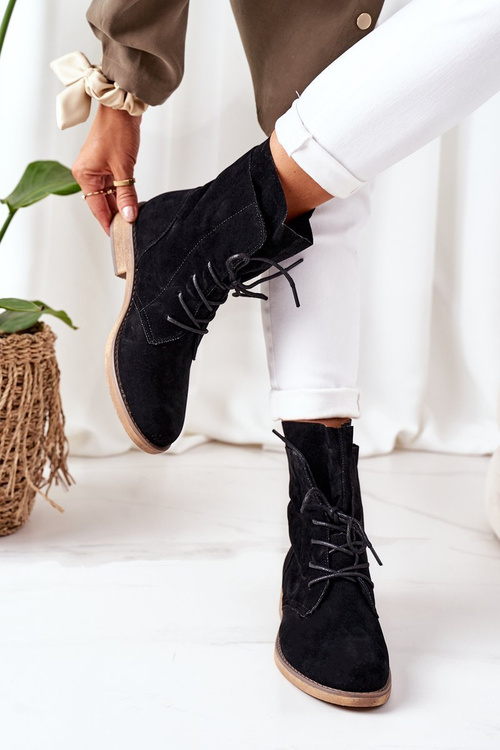 Black Violetta Double Horné topánky