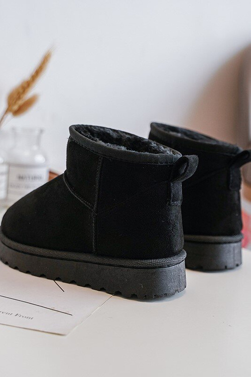 Detské snehové topánky izolované čierna Nallita