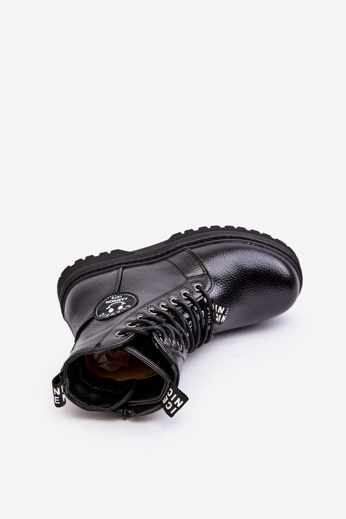 Izolované topánky pre deti Black Conley