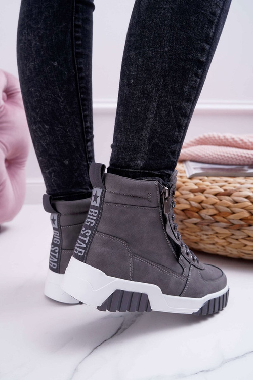 Dámska športová topánka veľká hviezda High Grey EE274222