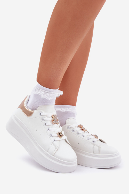 Dámské tenisky s kroužky bílé Bralinea