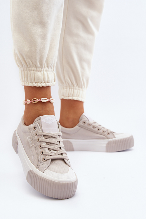 Dámske tenisky na hrubej podrážke Lee Cooper LCW-24-31-2178 Šedé