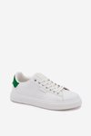 Pánské Sneakersy Z Eko Kůže Big Star OO174116 Bílá-Zelená