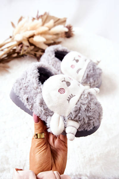 Detská papaci lamb šedá Hollie