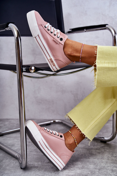 Nízké dámské tenisky Big Star KK274016 Růžová