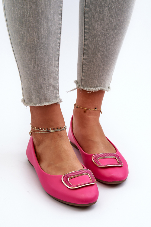 Baleríny S Ozdobou Z Ekokože Fuksiová Enicoria