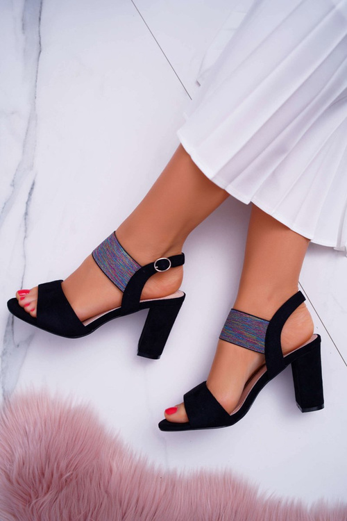 Dámske sandále na Sergio Leone SK857 Black Norgo Post