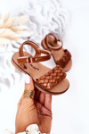 Dětské Pletené Sandály Camel Bailly