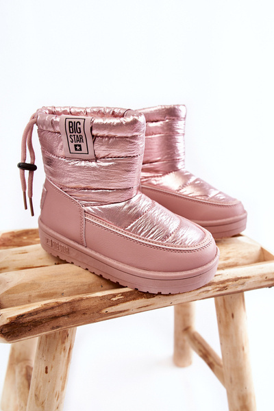 Detské snehové topánky Veľká hviezda KK374219 Pink