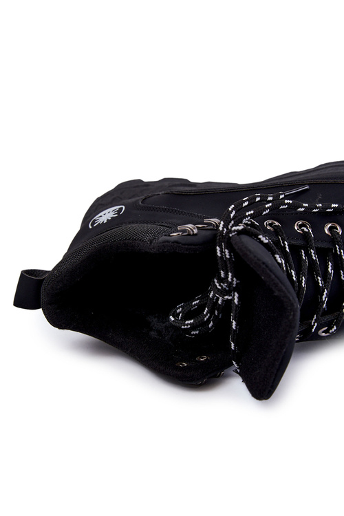 Pánské zateplená trekingová obuv Trappers černe Otto