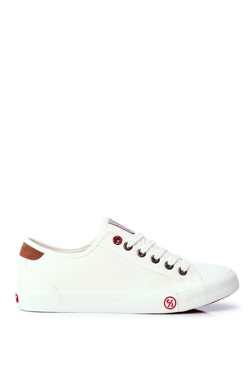 Pánske tenisky krížové džínsy biele FF1R4055C