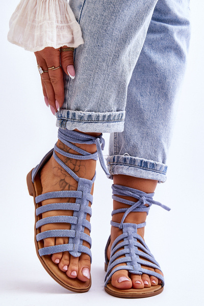 Ženské semišové sandále Roman Blue Semper