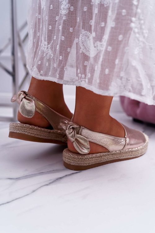 Espadrilles Dámske tenisky Złote Moriente