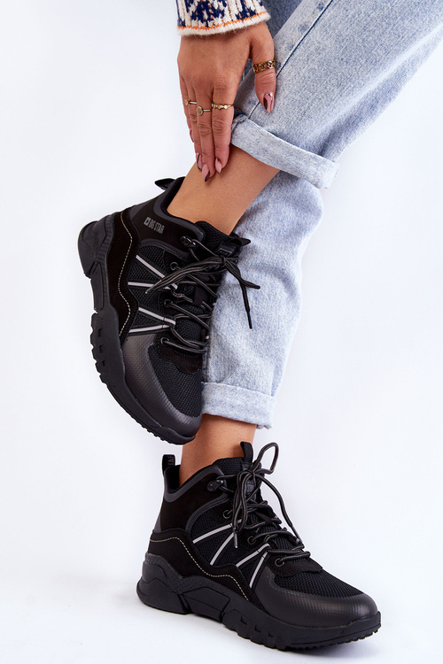 Dámska pamäťová pena veľká hviezda kk274218 čierna